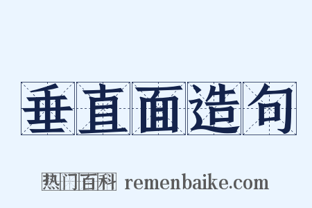 垂直面造句是什么意思的图片